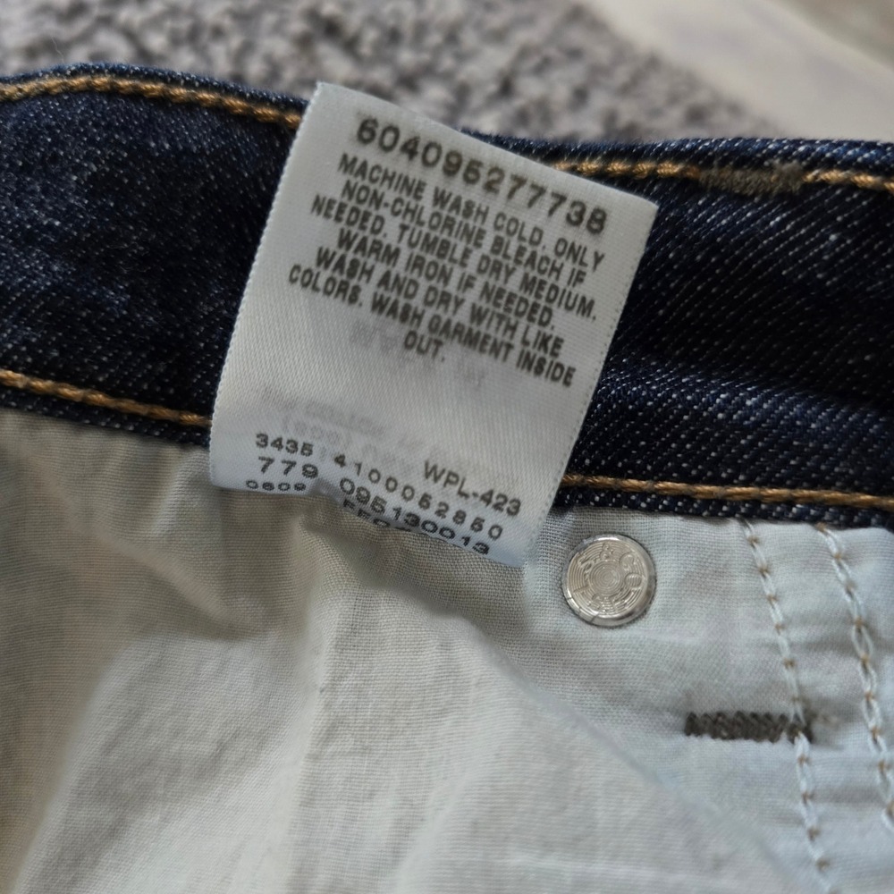 Levis 512 Perfectly Shaping Bootcut Jeans Womens 20W Medium Dark Wash Blue Denim - Picture 8 of 8